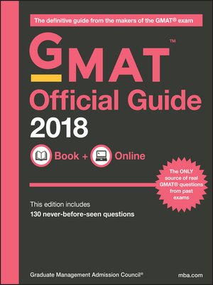 cover image of GMAT Official Guide 2018